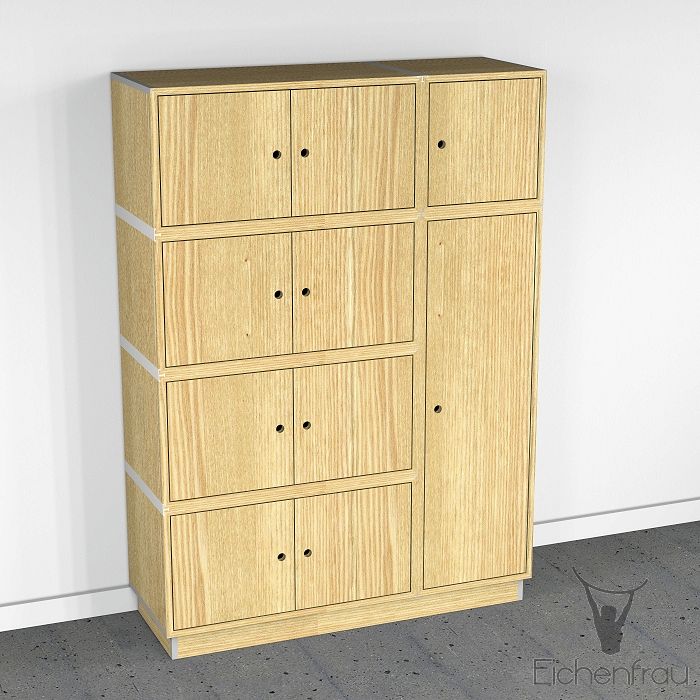 Garderobe 120 x 168 x 42 cm form500-3 – Bild 3