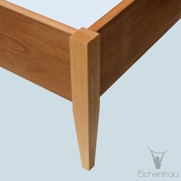 Einzelbett Massivholz 208 x 84 cm (LxH) form603-2 – Bild 2