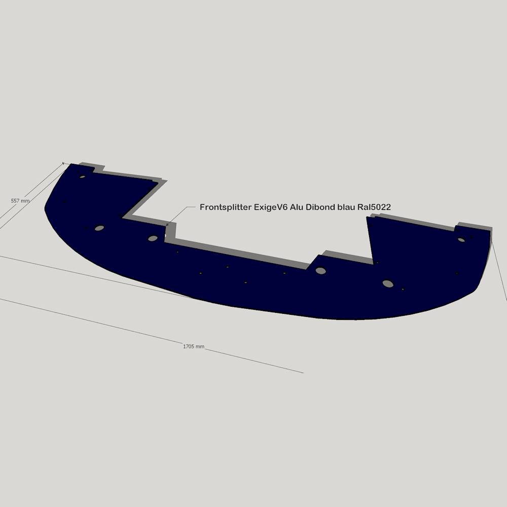 Frontsplitter Lotus Exige V6 bunt – Bild 5