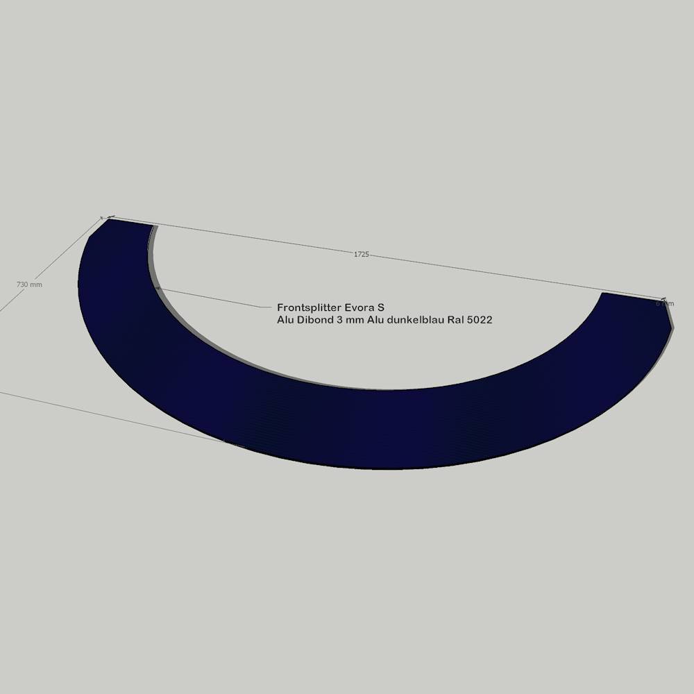 Front splitter Lotus Evora NA/S colorful - Image 3
