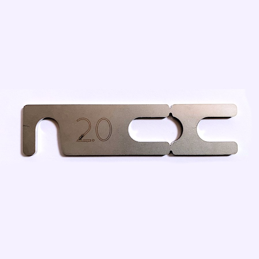 VTS-Racing - Sturzplättchen für Lotus 2 mm